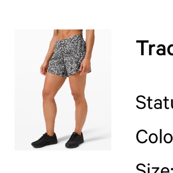 Lululemon Track That Mid-Rise Lined Short 5" - Picture 3 of 3